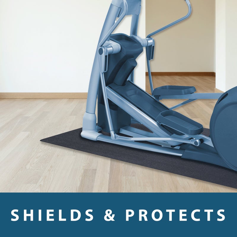MotionTex Exercise Equipment Mat for Under Rowing Machine, Home Gym Floor Protection, Suitable for Rower, Treadmill, or Elliptical Machine, 30" x 96", Black (8M-110-30C-8) - Image 5