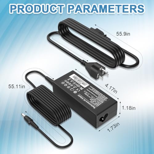 EAGLEGGO AC 100-240V to DC 24V 3A Power Supply Adapter Replacement for Fujitsu Image Scanner FI-Series fi-7160 fi-7180 fi-7260 fi-7280 PA03586-B015 AC Power Cord - Image 3