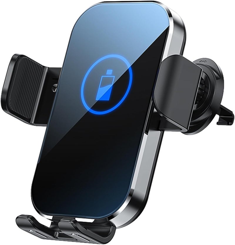 Wireless Charger for Car, 15W Auto-Clamping Charger Mount, 360° Adjustable Air Vent Car Charging Holder, Fit for iPhone 14 13 12 11 10 8 Pro Max Xs, Samsung Galaxy S &Note Series LG etc