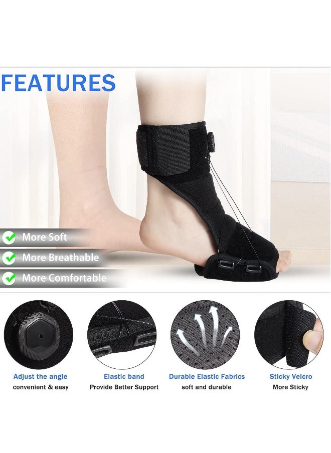 Generic - Dorsal Night Splint, Plantar Fasciitis Pain Relief, Foot Drop Brace for Sleeping, and Achilles Tendon Stretcher Boot for Nighttime Ankle Dorsiflexion - Image 1