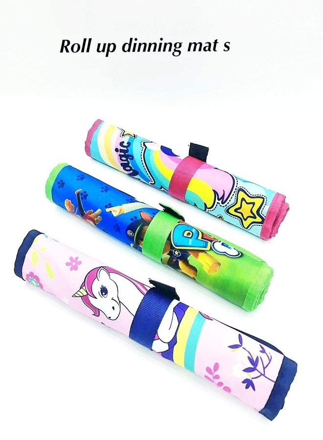 Trusmile Multicolour Unicorn Tiffin Bag for Kids Dream (Never Stop Dreaming) (Dream Platemats) - Image 2