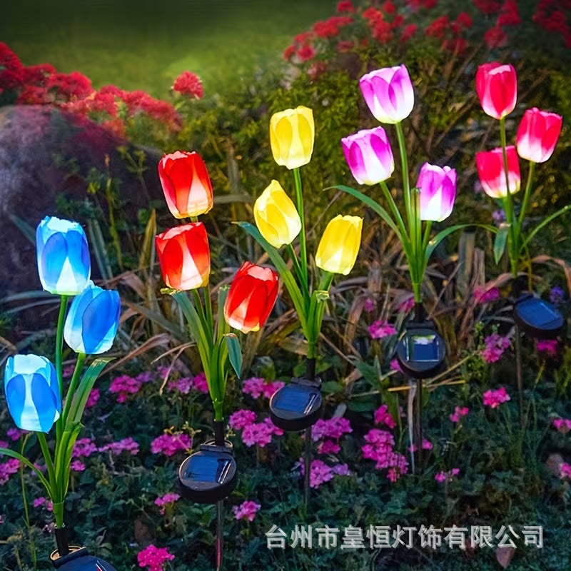Solar-Powered Outdoor Garden Lights - LED Landscape Decorative Lamp for Patio, Lawn & Yard