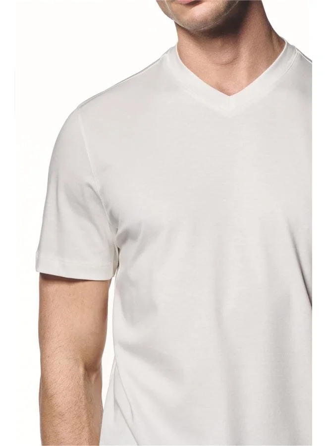Liwali Modal Blend V-Neck T-Shirt.