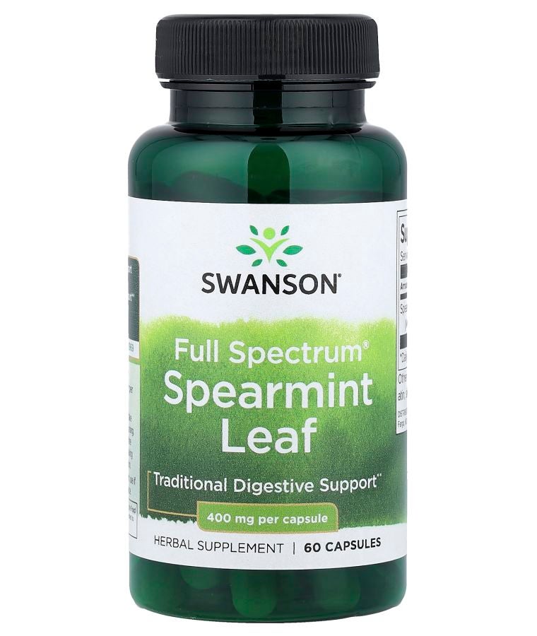 SWANSON Full Spectrum® Spearmint Leaf 400 mg 60 Capsules