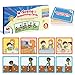 Kasfalci 4Scene Sequence Board Game Sequencing Flash Cards Speech Therapy Materials Sensory Toys for Kids with Autism Preschool Learning Activity for Improve Storytelling Social Skills - Image 2