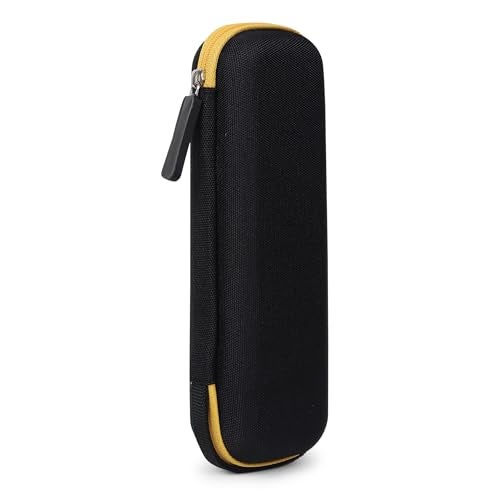 GadgetBite Black Hard Pencil Case EVA Hard Shell Pen Case Holder for Executive Fountain Pen and Stylus Touch Pen (Small)-Yellow - Image 4
