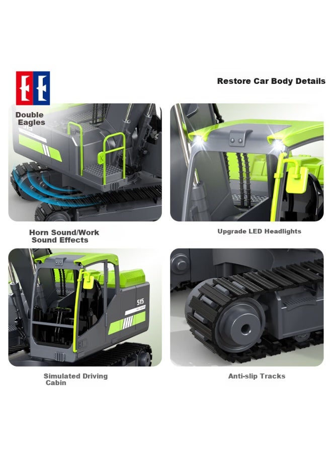 Double E 1:16 Remote Control Excavator Engineering Vehicle Toy Car Remote Control Car Birthday Gift For Boys - Image 5