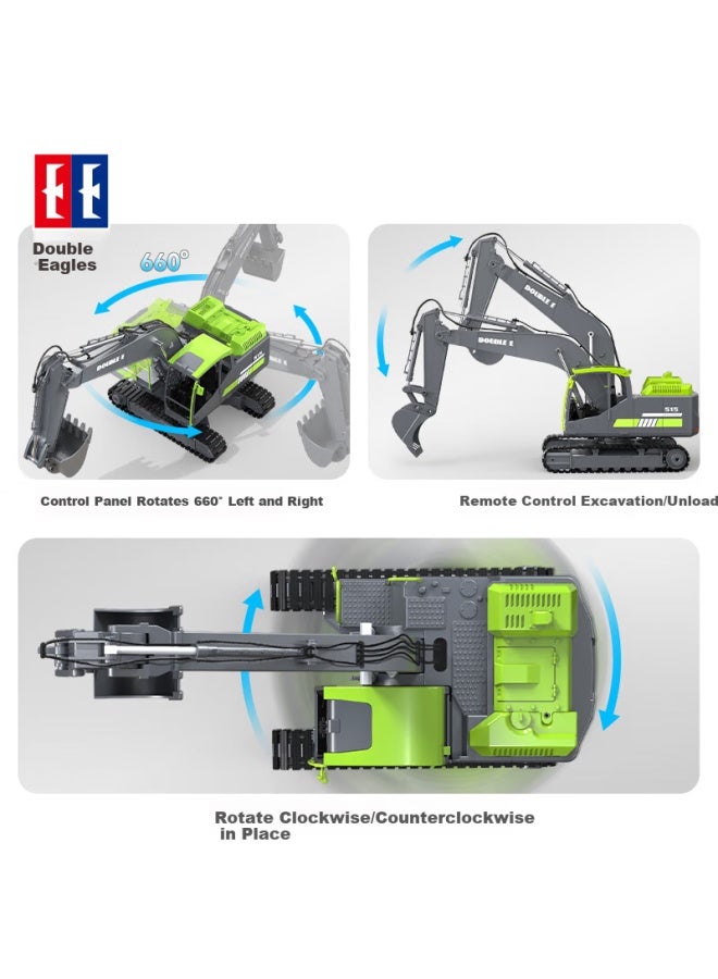 Double E 1:16 Remote Control Excavator Engineering Vehicle Toy Car Remote Control Car Birthday Gift For Boys - Image 4