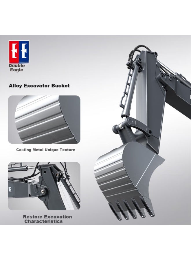 Double E 1:16 Remote Control Excavator Engineering Vehicle Toy Car Remote Control Car Birthday Gift For Boys - Image 2