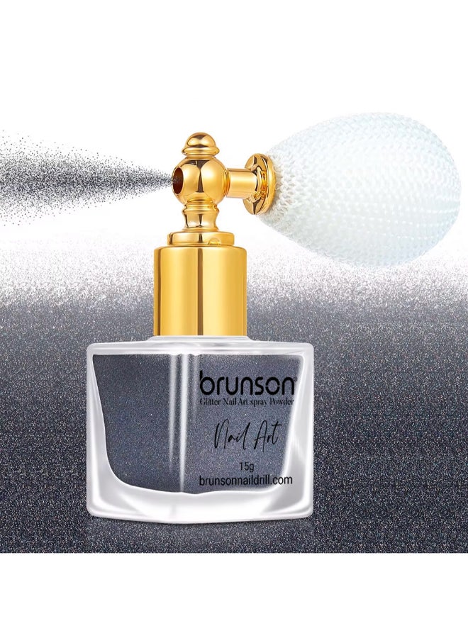 برونسون Nail Art Glitter Powder 15g – High Shine Shimmer Dust for Nail Design, Acrylic Nails, Gel Nails & Nail Art Decoration - Image 2