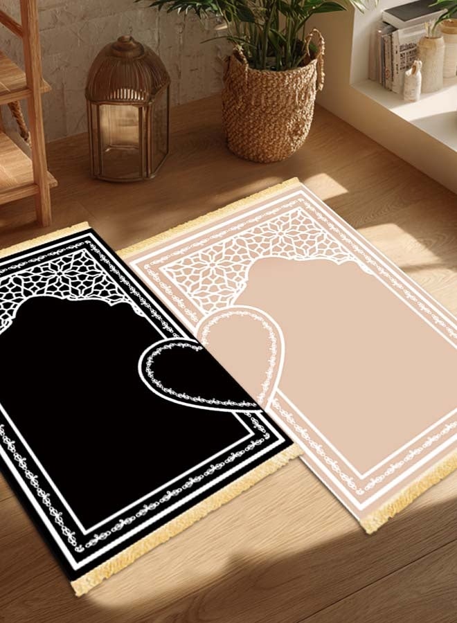 Two-Piece Set Prayer Mats For Couples, With Anti-Slip Bottom - Image 1