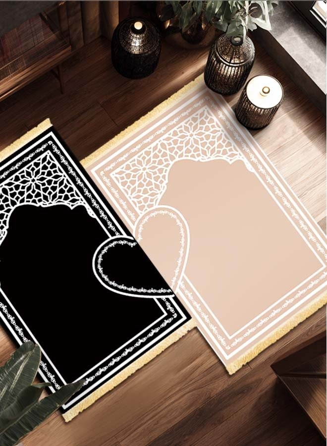 Two-Piece Set Prayer Mats For Couples, With Anti-Slip Bottom - Image 4