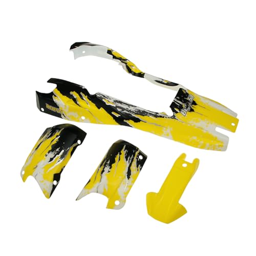 FLMLF Rc Car Body Shell Wear Car Body Cover for 15 HPI Rofun BAHA Kingmotor Rovan Baja 5B Truck Parts Yellow - Image 1