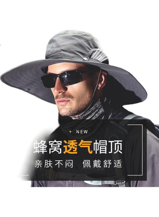 Yuzhaolin Waterproof Sun Hat For Men And Women, Outdoor Mountaineering Quick-Drying Fishing Hat Fisherman Hat Sun Hat - Image 1