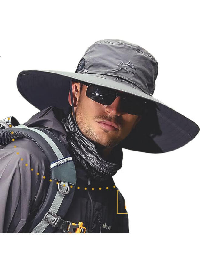 Yuzhaolin Waterproof Sun Hat For Men And Women, Outdoor Mountaineering Quick-Drying Fishing Hat Fisherman Hat Sun Hat - Image 2