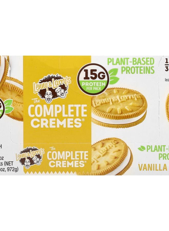 LENNY & LARRY'S بسكويت السندويتشات الكاملة كريم® فانيليا 12 عبوة 2.86 أونصة (81 جرام) لكل منها