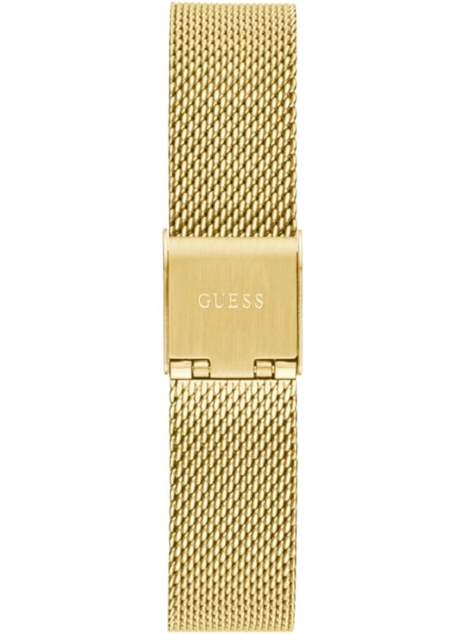 GUESS Ladies 36mm Watch - Gold Tone Strap Champagne Dial Gold Tone Case - Image 3