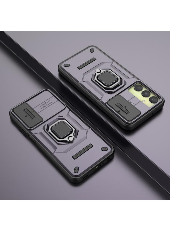 اس-توب جراب لهاتف Samsung Galaxy A25 5G، جراب منزلق من مادة TPU + PC، جراب هاتف مقاوم للصدمات مع حامل - Image 2