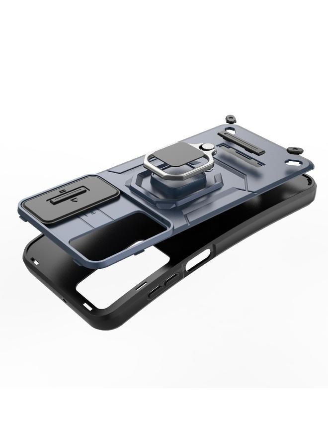 اس-توب جراب لهاتف Samsung Galaxy A25 5G، جراب منزلق من مادة TPU + PC، جراب هاتف مقاوم للصدمات مع حامل - Image 5