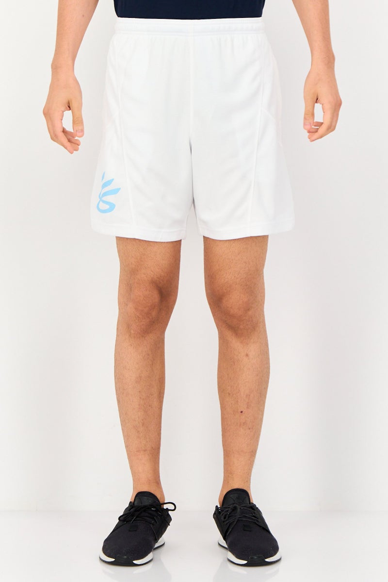 UNDER ARMOUR Men Loose Fit Outdoor Shorts, White - Image 1