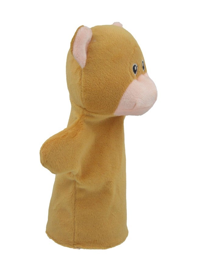 Elfactory Animal Hand Puppet for Kids - Educational Storytelling Interactive Plush Animal Hand Puppet for Learning (4-8 inches) (Monkey) - Image 3
