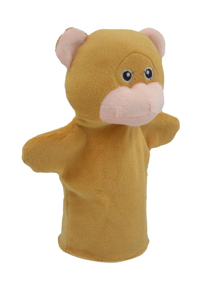 Elfactory Animal Hand Puppet for Kids - Educational Storytelling Interactive Plush Animal Hand Puppet for Learning (4-8 inches) (Monkey) - Image 2