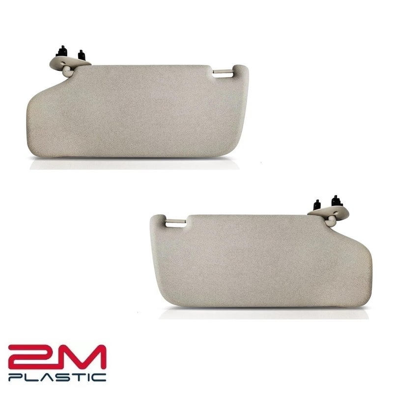 2M PLASTIC Sun Visor for Chevy Blazer S10 1995-2005 Driver & Passenger OE Quality (Gray) - Image 2