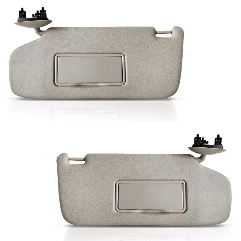 2M PLASTIC Sun Visor for Chevy Blazer S10 1995-2005 Driver & Passenger OE Quality (Gray) - Image 1