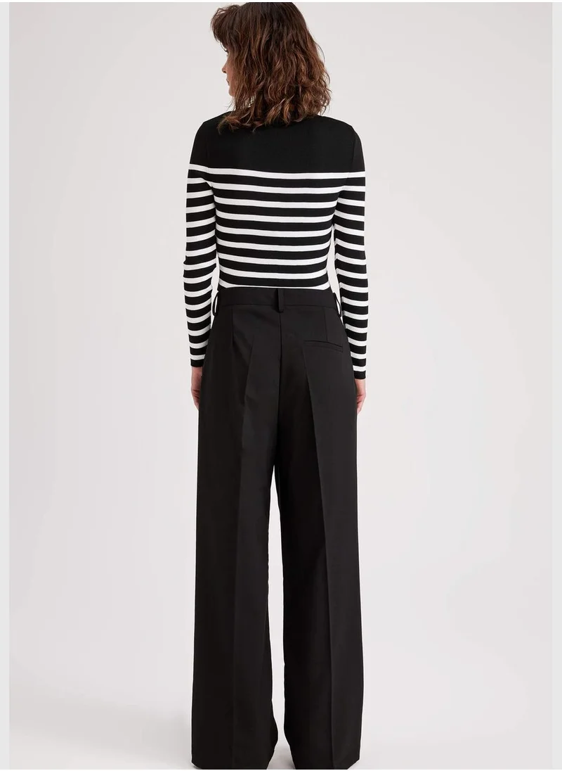ديفاكتو Woman Wıde Leg Woven Trousers