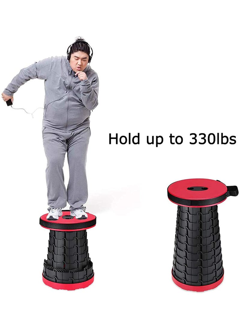 Krupanidhi Krupanidhi Folding Stools Portable Plastic Stool for Indoor and Outdoor Traval Fishing Camping Garden Use Round Foldable Plastic Stool for Kids Adults  - Image 3