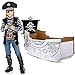 Eaasty Coloring Pirate Ship Cardboard Boat Playhouse for Kids Crafts DIY Large Kids Outdoor Playhouse Toy for Toddlers to Color Pirate Halloween Party Decorations - Image 4