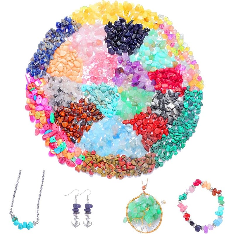 Xmada Jewelry Making Supplies Kit - 1587 PCS Beads, Crystal Beads, Jewelry Pliers, Beading Wire, Earring Hooks, Rings, Bracelets for Girls and Adults - Image 3