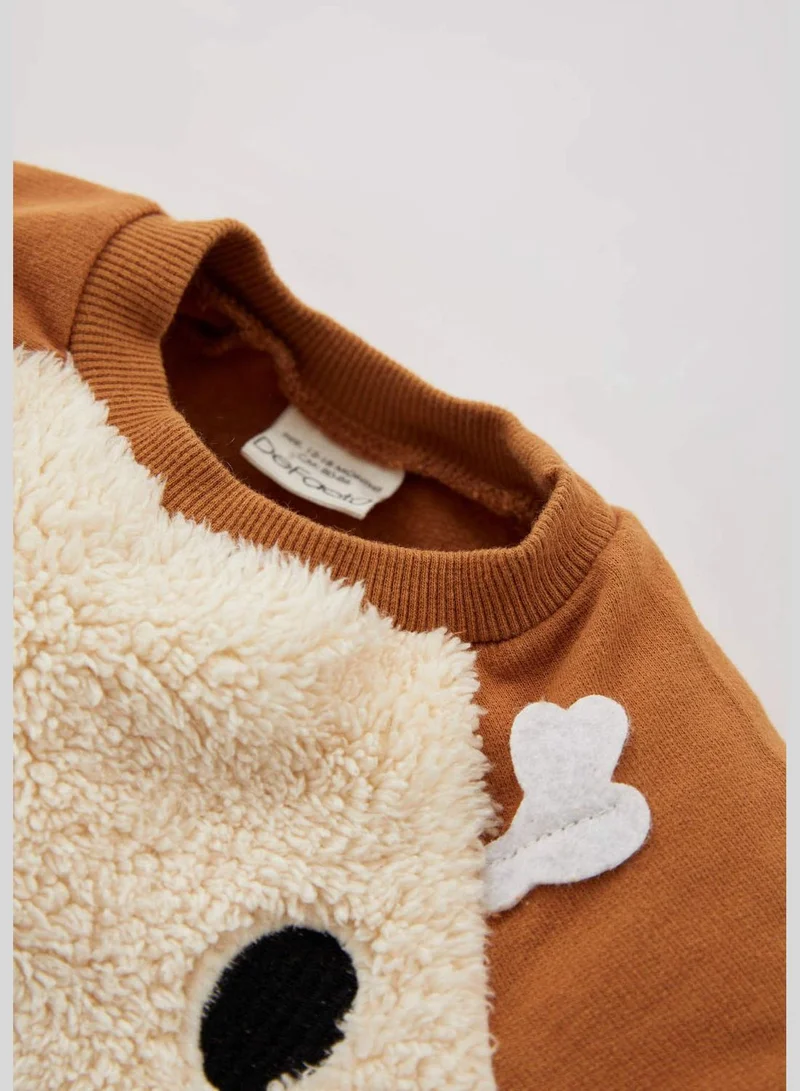 DeFacto New Year 2 Pack BabyBoy Bike Neck Long Sleeve Knitted Set