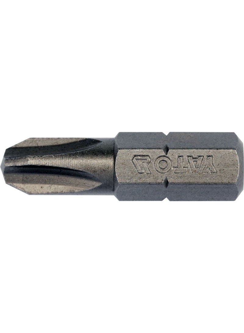YATO Screwdriver Bits 1/4"x25mm PH3 10pcs/Box YT-78133