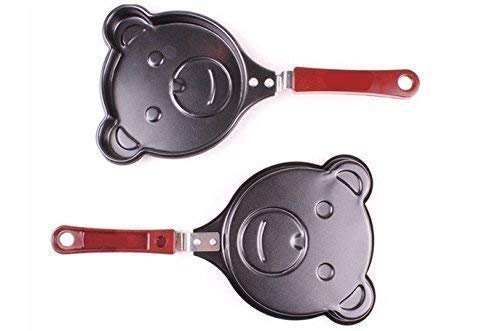 Jorex Mart Jorex Mart Non Stick Cartoon Face Shape Egg Mini Fry Cooking Pan,Breakfast Omelette Maker Pan Kitchen (Random Designs)  - Image 2
