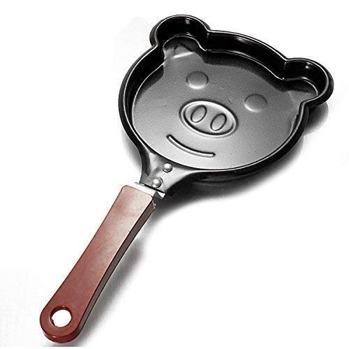 Jorex Mart Jorex Mart Non Stick Cartoon Face Shape Egg Mini Fry Cooking Pan,Breakfast Omelette Maker Pan Kitchen (Random Designs)  - Image 1