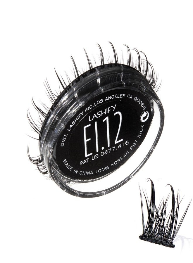 Lashify Extreme Ice 12mm Gossamer DIY Eyelash Extensions Refill, the First Ever Dual-Fibered Lash that Features Both Thin and Thick Fibers, Black, Easy False Lashes - Image 1
