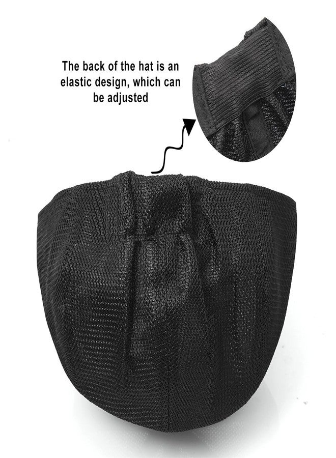 Taidor Hollow Mesh Octagonal Hat Men's Summer Newsboy Cap Breathable Adjustable Beret Ivy Cap Irish Cabbie Driving Fishing Hats Black - Image 5