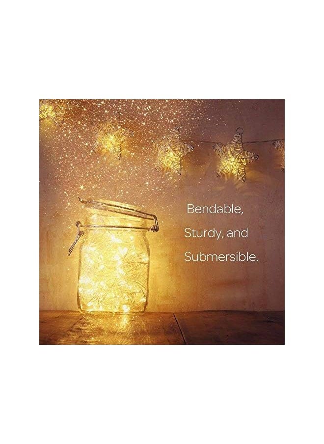 The Bros LED Fairy String Lights,10Ft/3M 30leds Firefly String Lights Garden Home Party Wedding Festival Decorations Crafting Battery Operated Lights(Warm White)  - Image 3