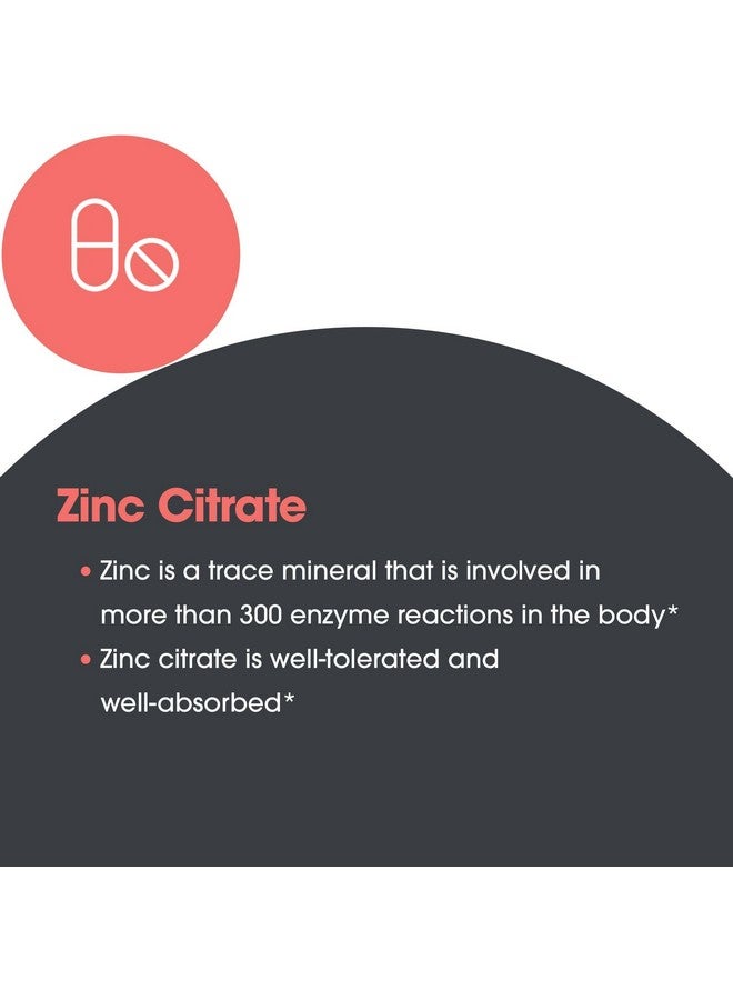 Allergy Research Group Zinc Citrate Supplement - 25mg Zinc for Men & Women, Immune Support, Pure, Well-Absorbed, Well-Tolerated, Trace Mineral, Vegetarian Capsules - 60 Count - Image 5