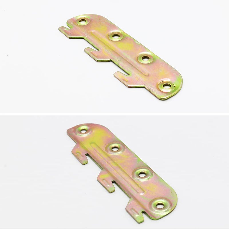 ZBRO 4 Set Bed Rail Brackets-Bed Frame Hardware for Wood Bed Frame Headboards Footboards - 5inch (Screws Included) - Image 5