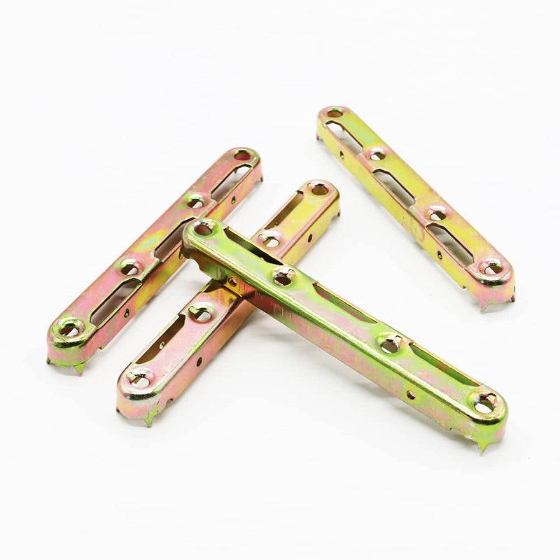ZBRO 4 Set Bed Rail Brackets-Bed Frame Hardware for Wood Bed Frame Headboards Footboards - 5inch (Screws Included) - Image 4