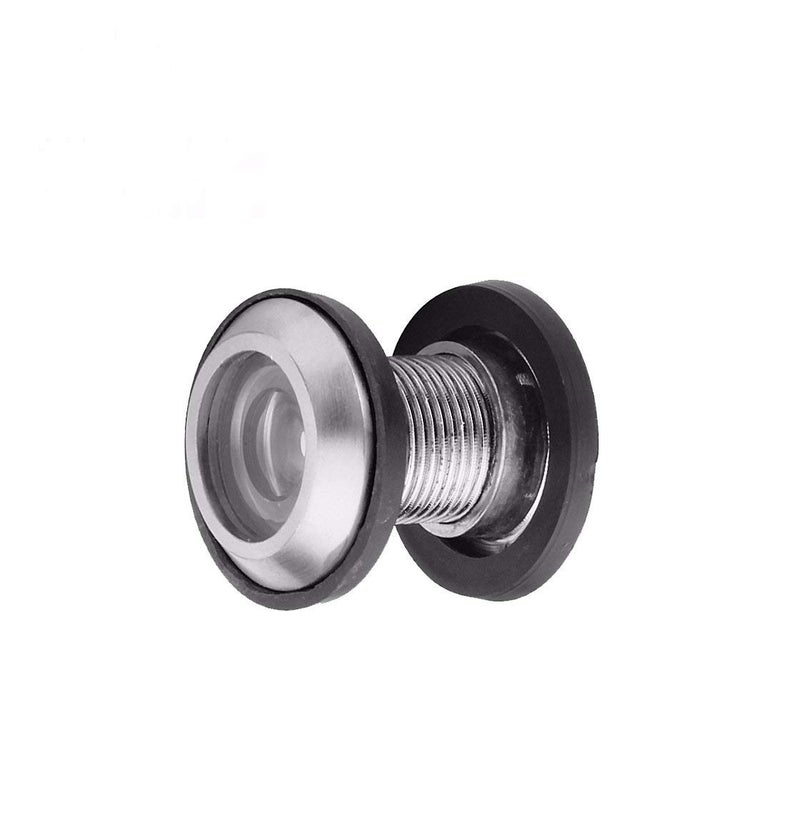MADHULI Ultra Clear 180 Degree Door Eye/Viewer Chrome Finish Round Brass Model, Brown - Image 1