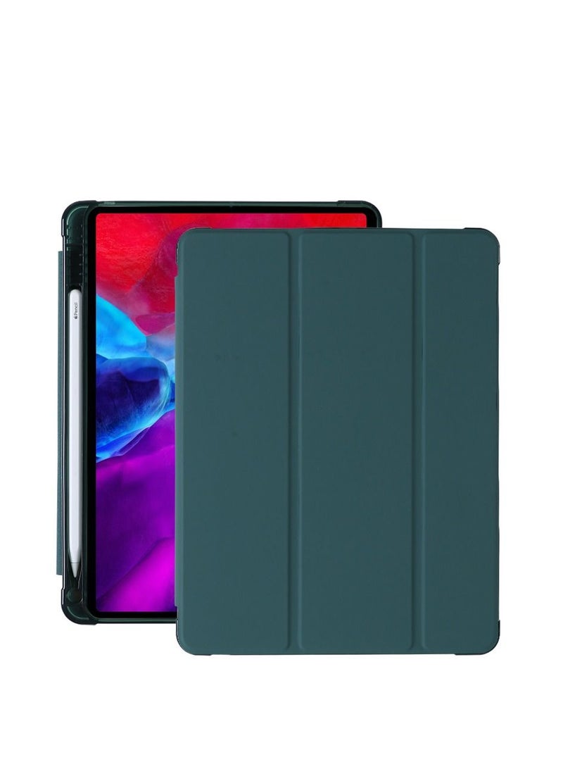 Loquat Protective Sleeve With Pen Slot For Green iPad