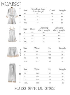 roaiss 5-Pack Women's Pyjama Set Sling with Chest Pad Nightdress Sweet Sleepwear Home Wearing Clothes Suits Ladies Floral Printing Nightwear Lingerie Robe Underwear Shorts Summer Spring  - Image 5