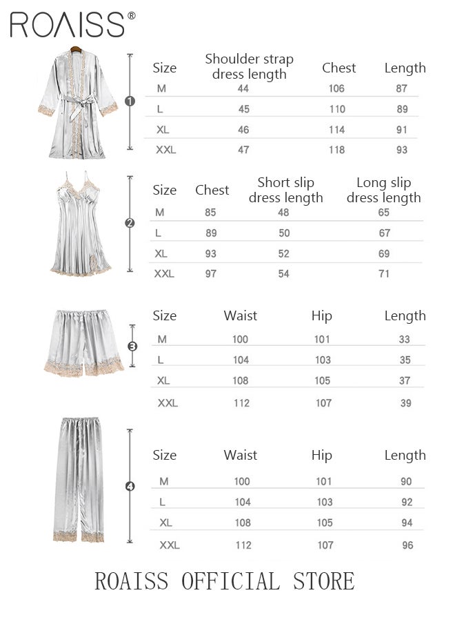 roaiss - 5-Pack Women's Pyjama Set Sling with Chest Pad Nightdress Sweet Sleepwear Home Wearing Clothes Suits Ladies Floral Printing Nightwear Lingerie Robe Underwear Shorts Summer Spring - Image 1