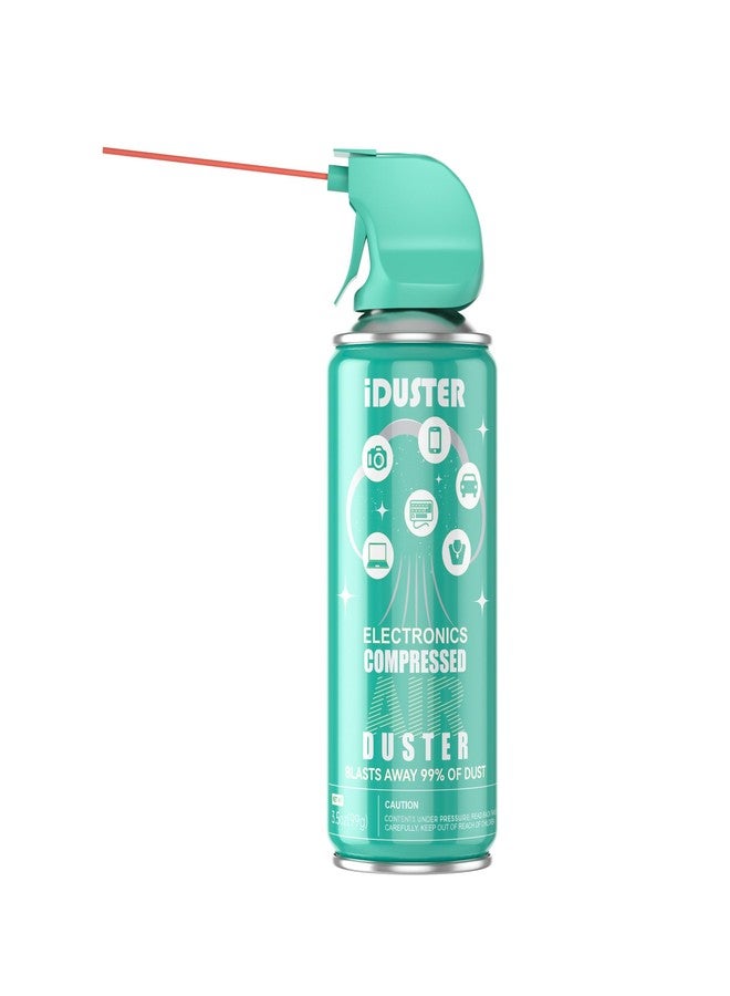 iDuster Compressed Canned Air Duster for Computer - iDuster Air Duster Compressed Air Can, 1PCS(3.5oz) - Image 1