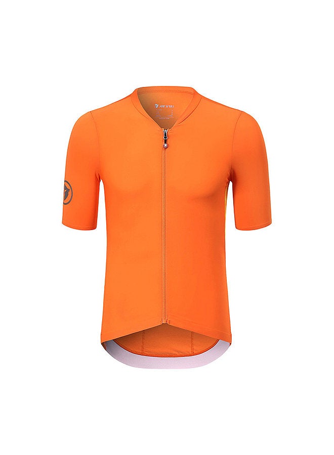 Generic Men's Cycle Jersey Road Bike Jersey Breathable Quick-Dry Bicycle Clothing Reflective Elastic Fabric Ideal for Spring-Summer Riding Bicycle Clothing Men  - Image 1