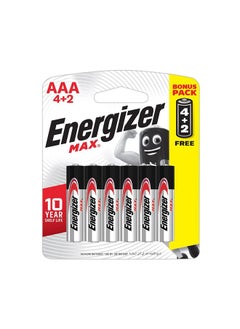 Battery Size Aaa 4+2/Pack E92Bp6 Energiz