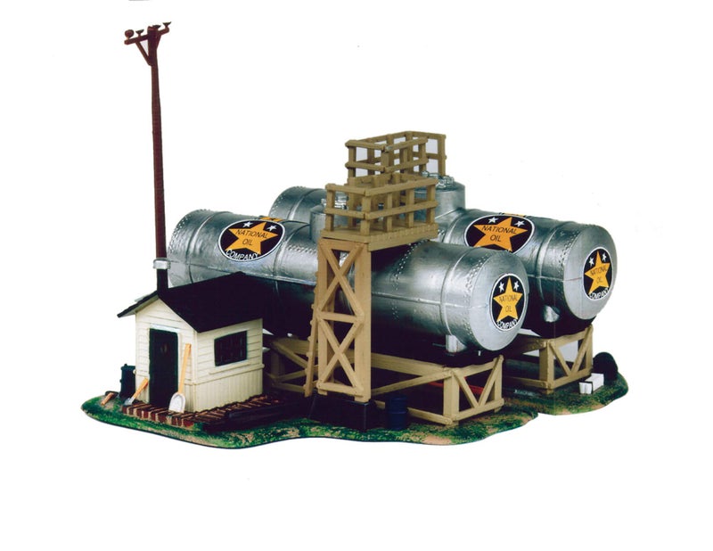 Life-Like Trains Walthers LifeLike National Oil Co 4331331 HO Scale Model Railroad Structure Kit - Image 4